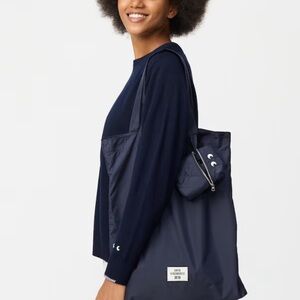 UNIQLO x ANYA HINDMARCH navy packable bag